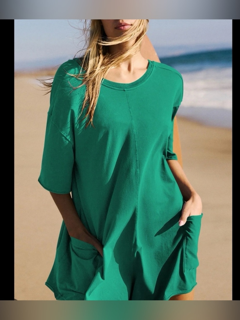 Free People Hot Shot Tee Romper